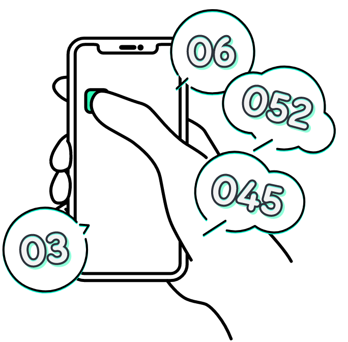 スマホイラスト